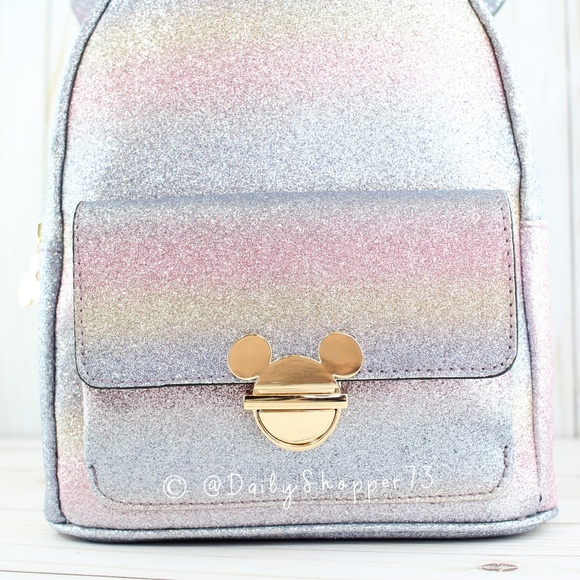 *Restocked* Rainbow Glitter Mickey Mouse Backpack - Picture 4 of 7